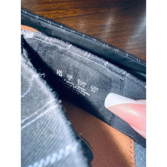 Dr. Scholl's Women's Ballet Flats Navy Pinstripe Size 7 M US Cushioned sole - Picture 6 of 7